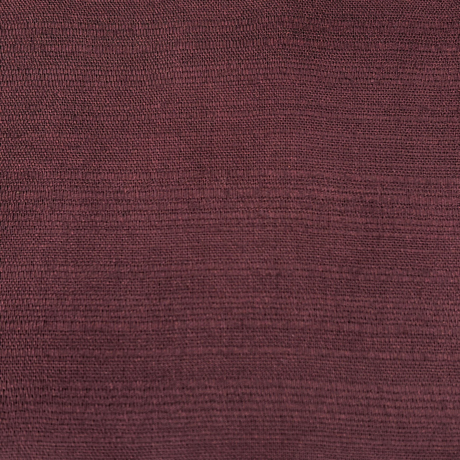 Close-up of Solid Brown scarf made from luxurious Thai silk, showcasing its rich earthy tones and handwoven texture.